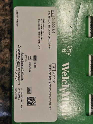Welch allyn 03600 - 03600-u, 0.68w