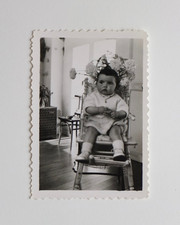 Bébé 1 an, enfant, chaise