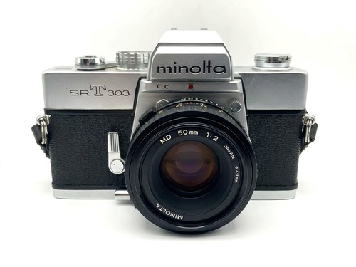 Minolta srt 303 argent bon - minolta,