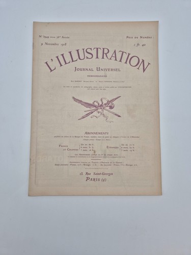 Illustration novembre 1918 - l'illustration,