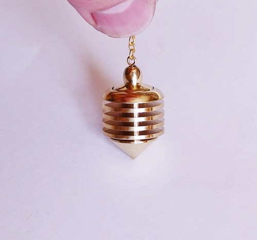 Pendule laiton doré massif - , 4