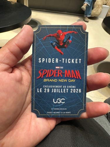 Spiderman brand new - new, ticket