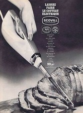 ADVERTISING 1965 035 SCOVILL Electric Knife