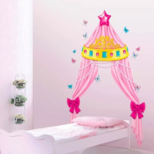 Sticker géant princesse - ,