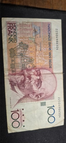 Billet 100 francs - francs, belge