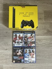 Console PlayStation 2 Slim PS2 En Boîte + 4 Jeux