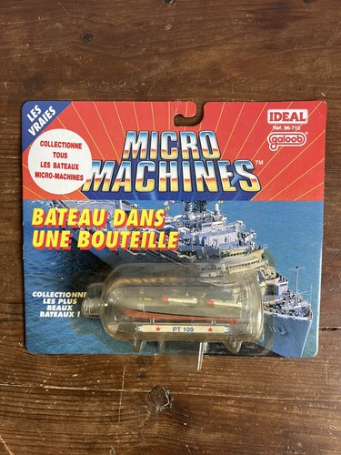 Vintage micro machines - vintage, bateau