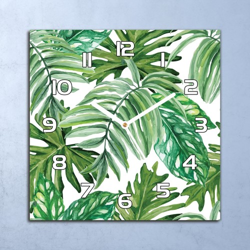 Horloge murale verre 30x30 - en,