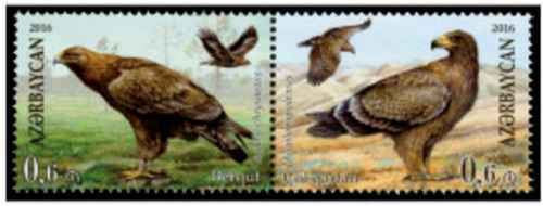 Timbres oiseaux rapaces - timbres,