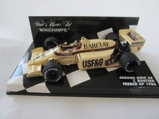 PMA Minichamps Arrows A8 BMW 1986 FrenchGP Thierry Boutsen Berkeley 1/43 Minicar