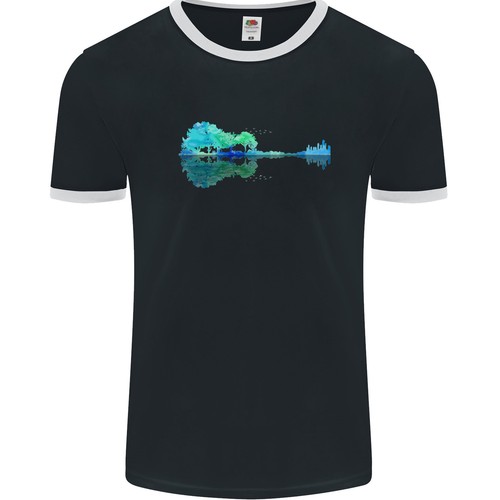 Guitare reflet guitariste - reflet,