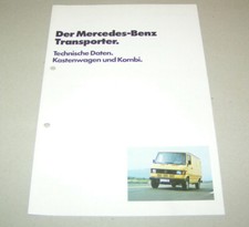 Prospectus Mercedes Benz Transporter 207D / 307D / 208 / 308 - Fourgon / Combi