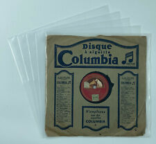 LOT 200 POCHETTES PLASTIQUE POUR DISQUES VINYLES 78T 78 TOURS - 33 TOURS 25CMS