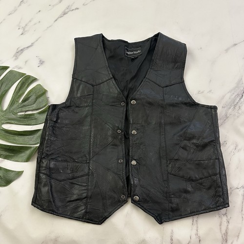 Leather works mens vintage - vintage, 90s