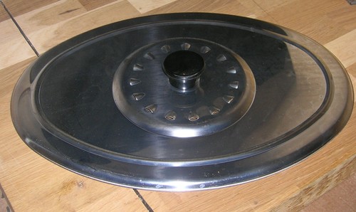 Couvercle ovale inox avec - ovale,