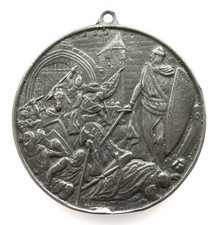 RARE! Medal siege of Stuttgart by the Schlegeler 1286-Count Eberhard I.