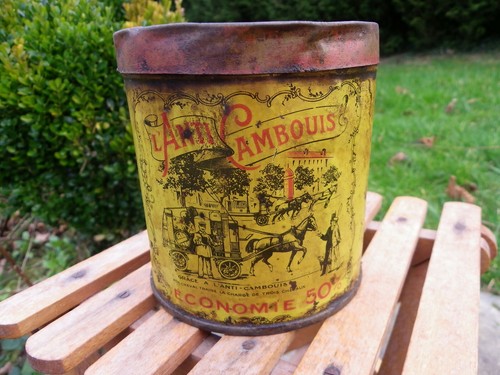 Ancienne boîte métallique - ancienne,