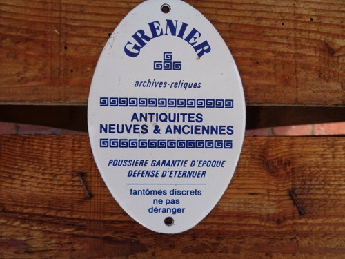 Ancienne plaque emaillee - plaque,