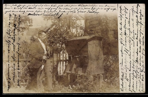 Carte postale photo apiculteur