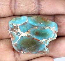 52.30 Carat Naturel Bleu Crête Turquoise Certifié Dalle Pierre Précieuse T18402