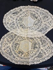 Ancien Napperon dentelle X 2