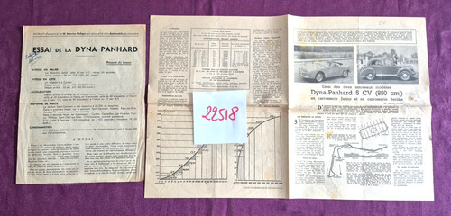 22518 panhard dyna 1 - /,