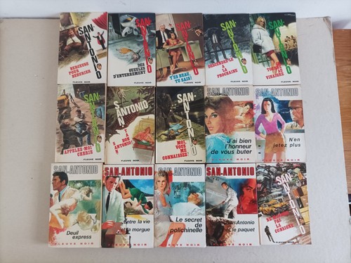 Lot livres fleuve noir - de,