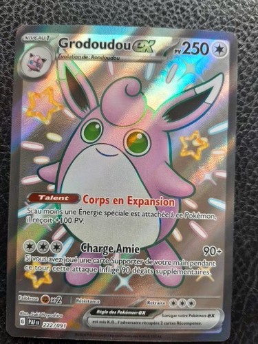 Carte pokémon grodoudou ex - pokémon,