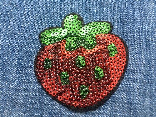Patch écusson fraise - patch,