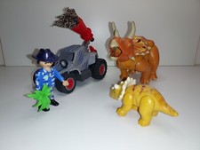 PLAYMOBIL 9434 Tout terrain Explorer et Triceratops Dinosaure jurassic
