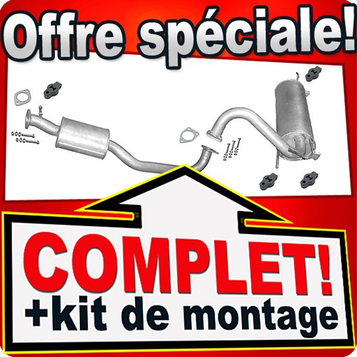 échappement pour mitsubishi - pour,