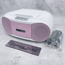 SONY CFD-S70 Pink Stereo CD Player Cassette Recorder AM/FM Radio Boombox CFDS70