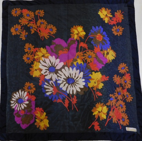Foulard vintage soie 100 - foulard, en