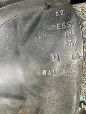 hulsebos dressage saddle 17”