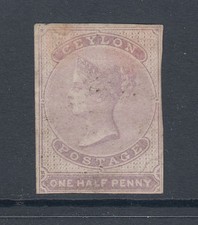 Ceylon SG 17 used 1858 ½p