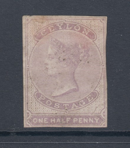 Ceylon used 1858 p - used, ½p