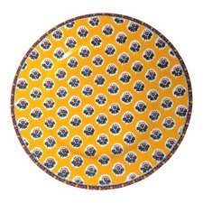 Ceramic Solarfrance  Souleiado “La Fleur d’Arles” Pattern 8" Plate