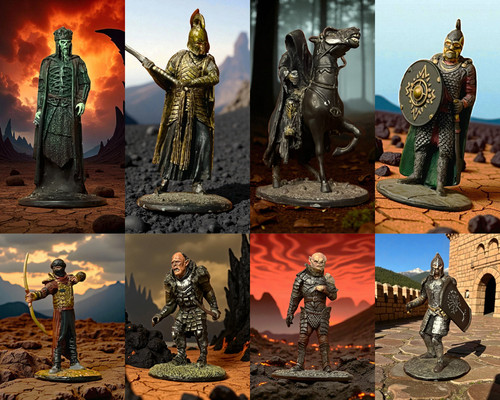 Figurines collection en - de,