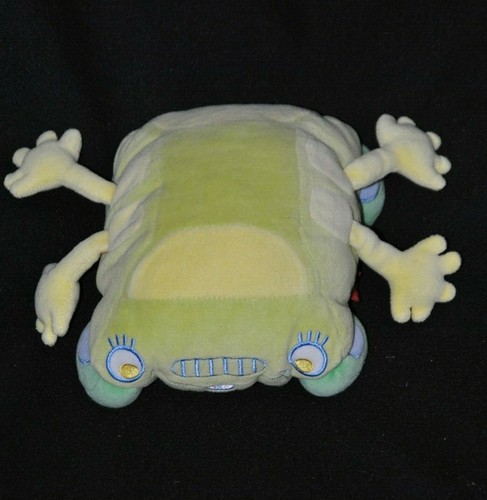 Peluche doudou voiture vert
