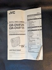 JVC Service Manuel Instructions Digital Vidéo Caméra Caméscope GR-DVF11 GR-DVF21