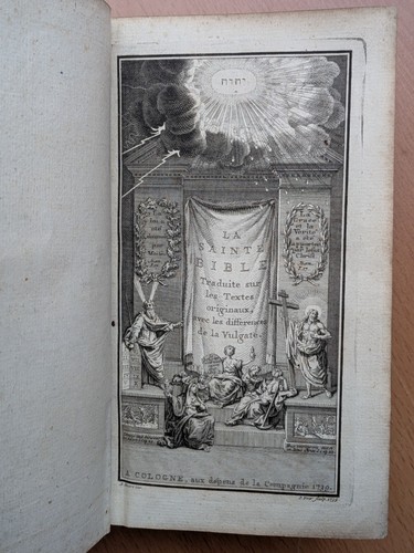 Sainte bible traduite - traduite, sur