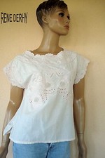 TEE SHIRT RENE DERHY BLANC COL