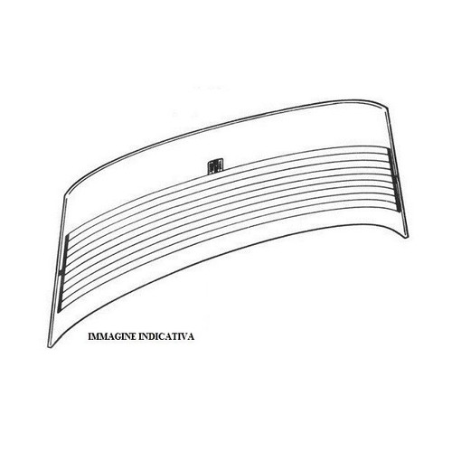 Lunette arrière vitre - arrière,