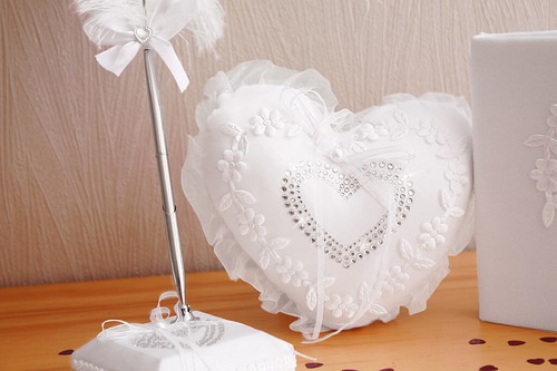 Coussin mariage porte - coussin,