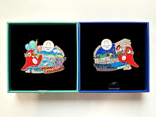 Pin's JO Paris 2024 Olympics Mascotte Opening Ceremony & Closing set of 2