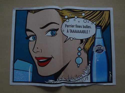 Affiche publicitaire eaux - affiche,