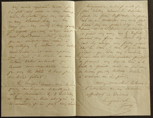 Maréchal forey autographe - maréchal,