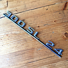 Genuine Mercedes SL lettering nameplate "300SL 24" R129 SL without dash!