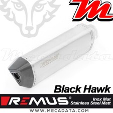 Silencieux échappement Remus BlackHawk inox mat race BMW R 1250 RT - 2019