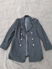 uniforme manteau coat ancien gendarmerie vintage mode lin paysan ouvrier